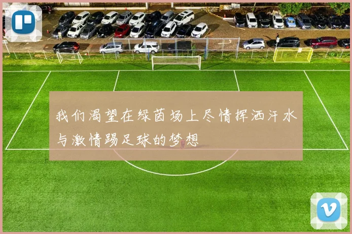 我们渴望在绿茵场上尽情挥洒汗水与激情踢足球的梦想